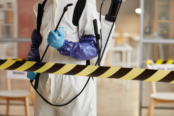 Professional Biohazard Cleanup technician working in Magnolia, TX